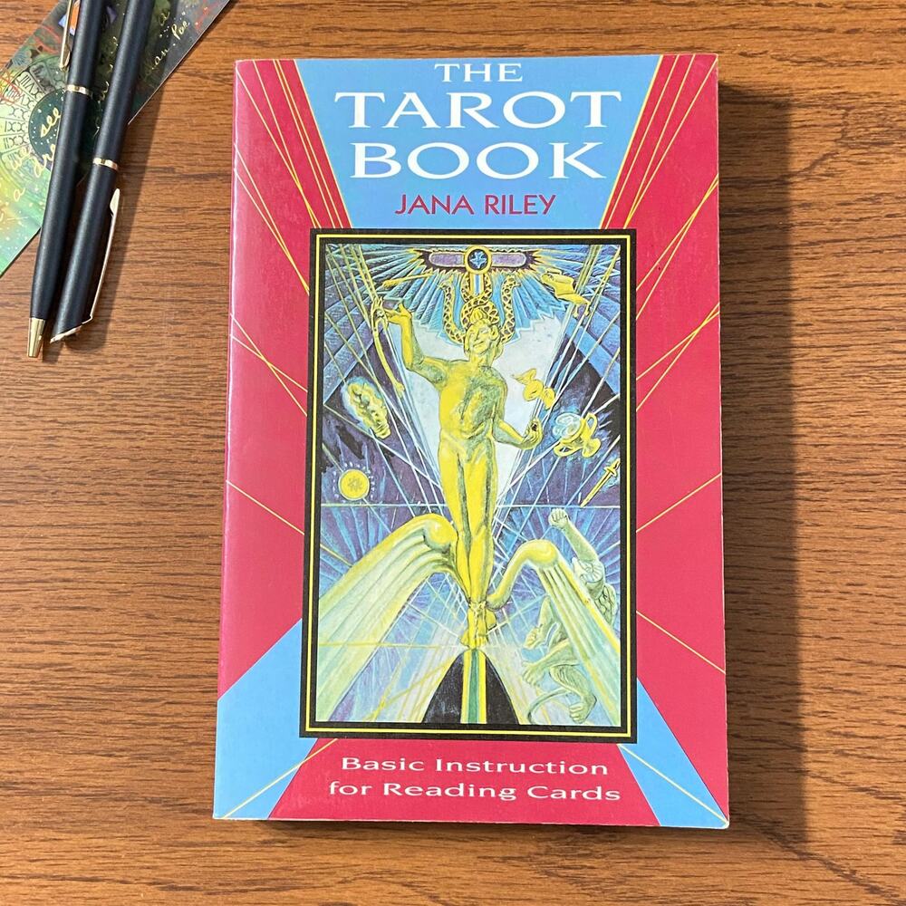 The Tarot Book: Basic Instruction for Reading Cards by Jana Riley 1992 SC